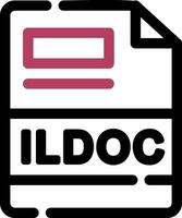 ildoc creatief icoon ontwerp vector