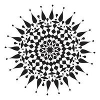 mandala geïsoleerd element van sierpatroon achtergrondontwerp vector