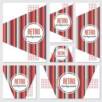 Oude retro vintage stijl achtergrond ontwerpsjabloon vector