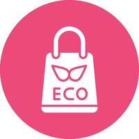 eco tas vector pictogram ontwerp illustratie