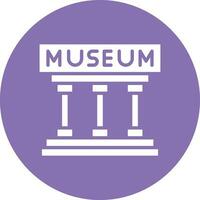 museum vector pictogram ontwerp illustratie