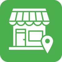 winkel locatie vector pictogram ontwerp illustratie