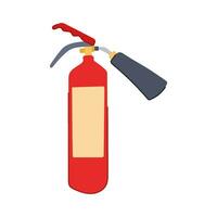 veilig brand brandblusser tekenfilm vector illustratie