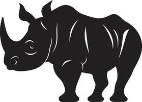 neushoorn emblematisch insigne neushoorn emblematisch symboliek vector