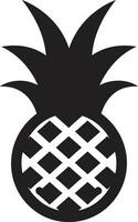 stoutmoedig ananas symboliek elegant ananas embleem vector