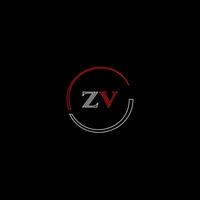 zv creatief modern brieven logo ontwerp sjabloon vector