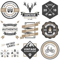 Vintage Retro Vector Logo voor banner