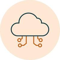 cloud computing vector icon