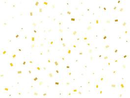 licht gouden schitteren rechthoeken confetti achtergrond. pastel vakantie textuur. vector
