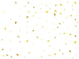 licht gouden schitteren rechthoeken confetti achtergrond. pastel vakantie textuur. vector