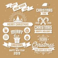 Kerst Vector Logo voor banner