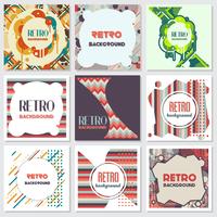 Oude retro vintage stijl achtergrond ontwerpsjabloon vector