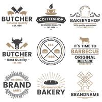 Vintage Retro Vector Logo voor banner