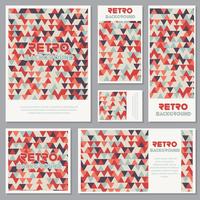 Oude retro vintage stijl achtergrond ontwerpsjabloon vector