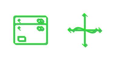 meerdere kaarten en diagram icoon vector