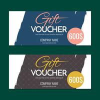 Gift Voucher Vector achtergrond voor banner