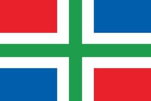 groningen regio nederland officieel vlag