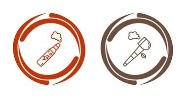 elektronisch sigaret en pijp van vrede icoon vector