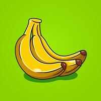 illustratie van vers banaan fruit vector