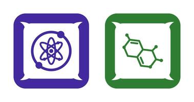 proton en molecuul icoon vector