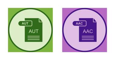 aac en automatisch icoon vector