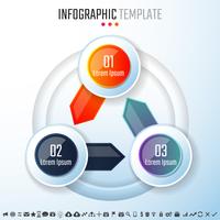 Infographics ontwerpsjabloon vector