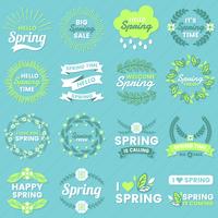 lente retro vintage vector label