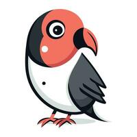 papegaai icoon. tekenfilm illustratie van papegaai vector icoon voor web