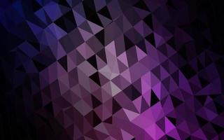 donker paars, roze vector driehoek mozaïek textuur.