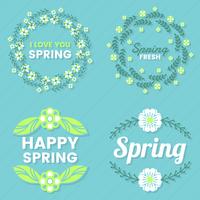 lente retro vintage vector label