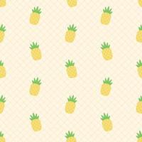 vers zomerananas naadloos patroon vector