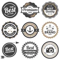 Vintage Retro Vector Logo voor banner