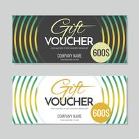 Gift Voucher Vector achtergrond voor banner