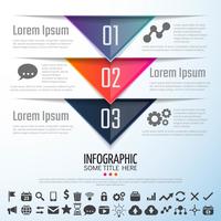 Pijl Infographics ontwerpsjabloon vector