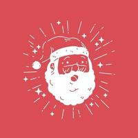 santa claus teken vector illustratie