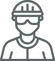 veiligheid helm icoon symbool beeld vector. illustratie van de hoofd beschermer industrieel ingenieur arbeider ontwerp beeld vector