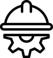 veiligheid helm icoon symbool beeld vector. illustratie van de hoofd beschermer industrieel ingenieur arbeider ontwerp beeld vector