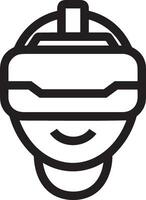 veiligheid helm icoon symbool beeld vector. illustratie van de hoofd beschermer industrieel ingenieur arbeider ontwerp beeld vector