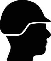 veiligheid helm icoon symbool beeld vector. illustratie van de hoofd beschermer industrieel ingenieur arbeider ontwerp beeld vector