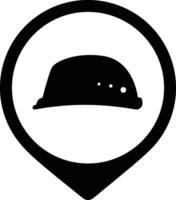 veiligheid helm icoon symbool beeld vector. illustratie van de hoofd beschermer industrieel ingenieur arbeider ontwerp beeld vector