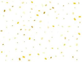 gouden rechthoeken confetti achtergrond. vector illustratie