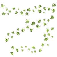 canabis marihuana teken symbool illustratie vector