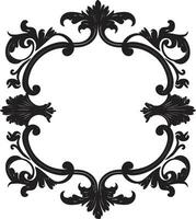 vorstelijk tapijtwerk zwart vector van decoratief bloemen kunst bloemen pracht monochromatisch elegantie voor royalty