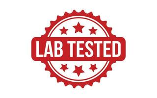 laboratorium getest rubber grunge postzegel zegel vector