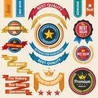 Vintage Retro Vector Logo voor banner