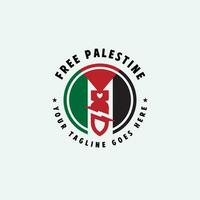 vrij Palestina logo vector