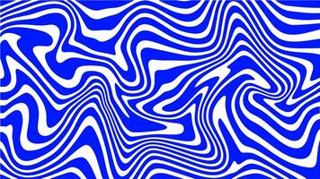 blauw Golf lijnen abstract achtergrond, helder water cirkels spiraal textuur, vlak ontwerp bewerkbare illustratie vector