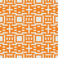 een oranje en wit meetkundig patroon vector