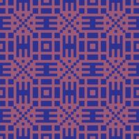 een blauw en Purper meetkundig patroon vector