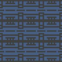 een blauw en zwart meetkundig patroon vector